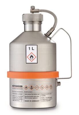 Safety laboratory canister non-polished, with screw cap and UN-X approval, 1 l, 01T, 1 Piece