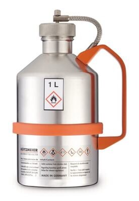 Sicherheits-Laborkanne, Edelstahl, mit Schraubkappe, 1 l, 1 Stück