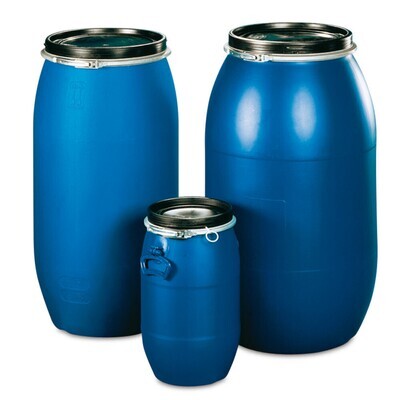 Wide-neck barrel ROTILABO® with UN approval, 120 l, 1 Piece