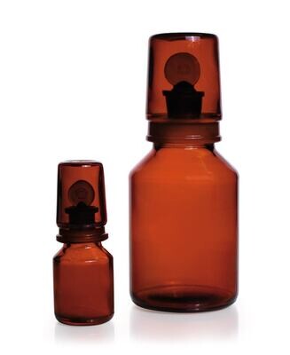 Bottiglia con tappo acido Vetro marrone, 250 ml, 1 Pezzo
