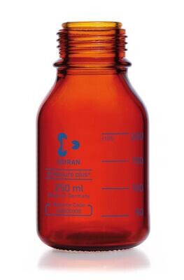 Bottiglia con tappo a vite DURAN® pressione più vetro marrone, 250 ml, 1 pezzo