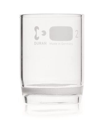 Crisol filtrante, 50 ml, 5 (1,0 – 1,6 μm), 1 pieza
