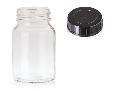 Wide mouth jars Clear glass, 1000 ml, GL 68, 18 Piece(s)