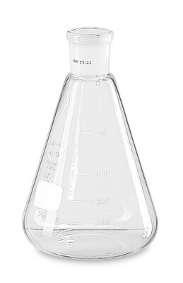 Matracci Erlenmeyer con giunto in vetro smerigliato, 5000 ml, 45/40, 1 Pezzo