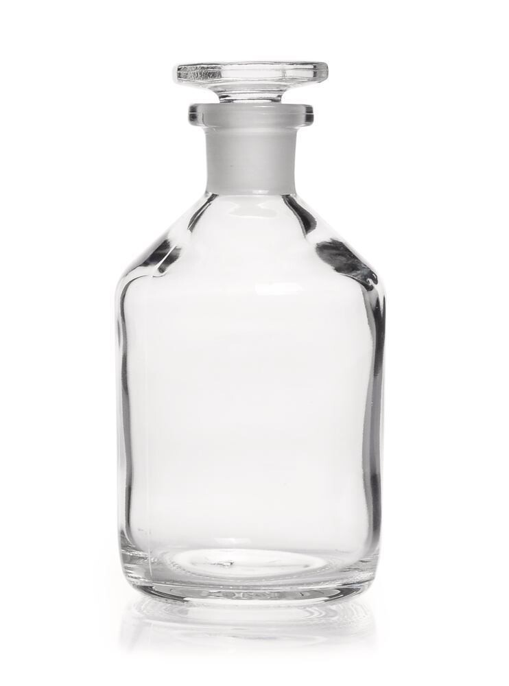 Narrow mouth bottle with ground glass joint Clear glass, 500 ml, 10 Piece(s)