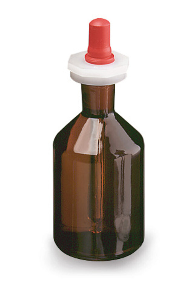 Dropper bottle with pipette Brown glass, 100 ml, 6 Piece(s)