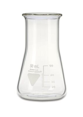 Erlenmeyerkolben RASOTHERM weithals, 50 ml, 10 Stück