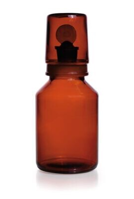 Acid cap bottle Brown glass, 500 ml, 1 Piece