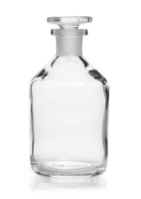 Narrow mouth bottle with ground glass joint Clear glass, 250 ml, 10 Piece(s)