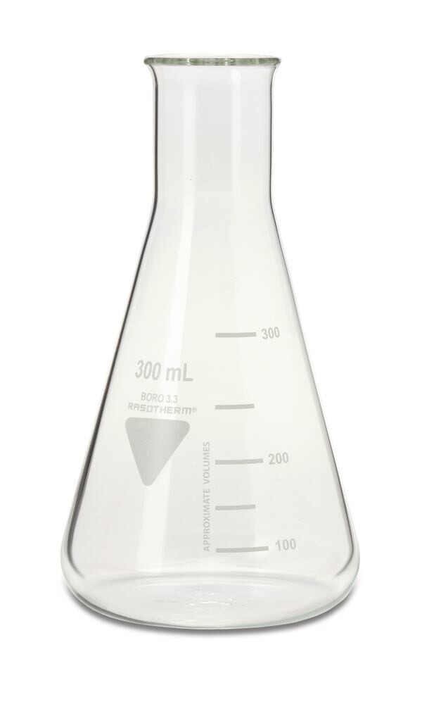 Erlenmeyer flasks RASOTHERM® Narrow neck, 300 ml, 10 Piece(s)