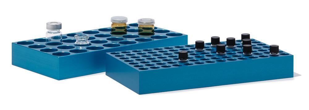 Cooling rack ROTILABO® for sample vials, No. of slots, 32, Suitable for, Headspace vials 20 ml, 1 Piece