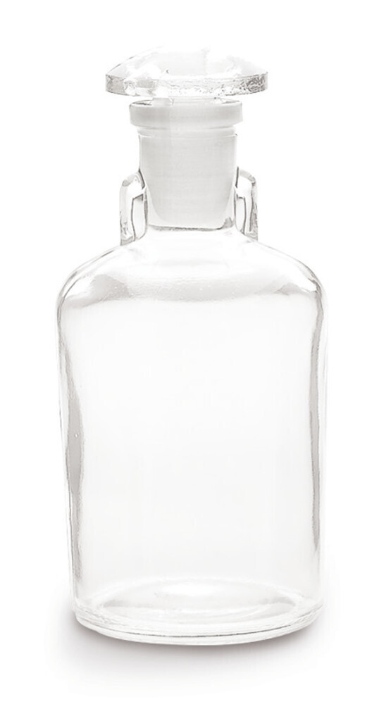 Flacon compte-gouttes avec bouchon en verre Verre transparent, 50 ml, 1 Pièce