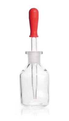 Frasco cuentagotas con pipeta Vidrio transparente, 50 ml, 10 Unidad(es)