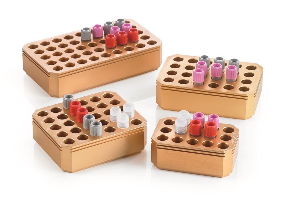 Cooling rack for cryogenic vials, No. of slots, 15, 3 x 5, 1 Piece