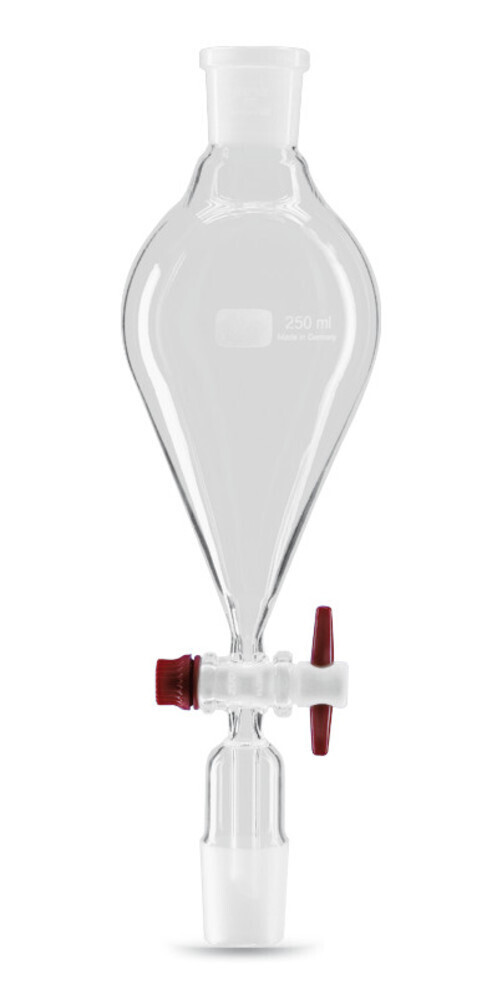 Dropping funnels with PTFE plugs, 250 ml, 29/32, 1 Piece