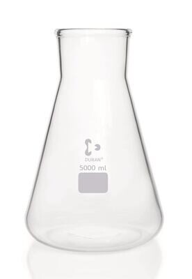 Erlenmeyer flasks DURAN® Wide neck, 5000 ml, 1 Piece