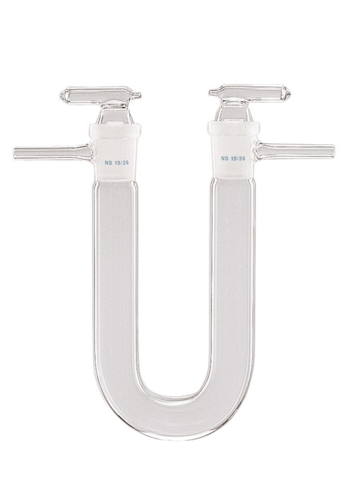 Drying tube with NS stopcocks, Height, 150 mm, 19/26, 1 Piece