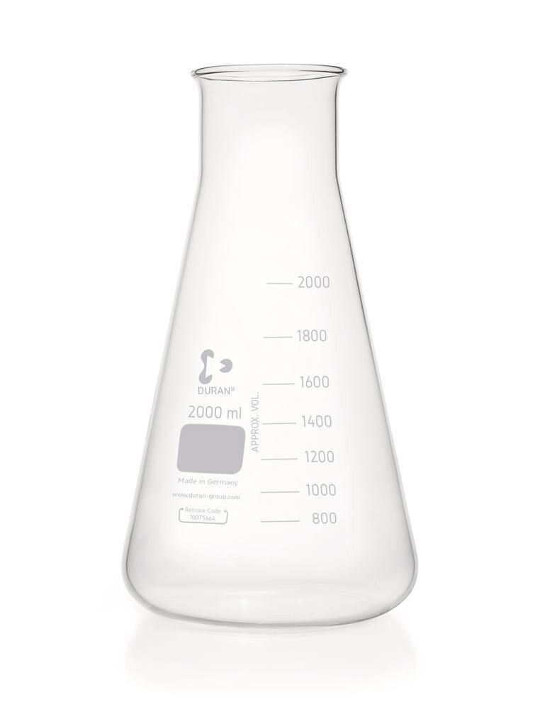 Erlenmeyer flasks DURAN® Wide neck, 2000 ml, 1 Piece