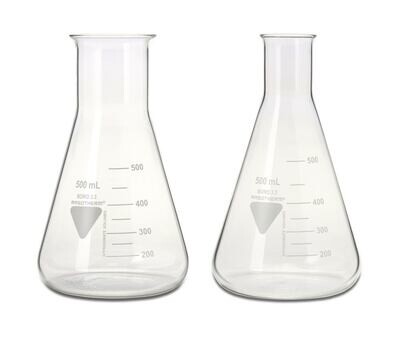 Erlenmeyerkolben RASOTHERM weithals, 2000 ml, 10 Stück