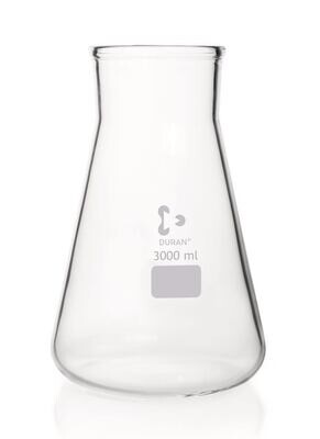 Erlenmeyer flasks DURAN® Wide neck, 3000 ml, 1 Piece