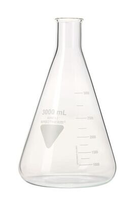 Erlenmeyer flasks RASOTHERM® Narrow neck, 3000 ml, 1 Piece