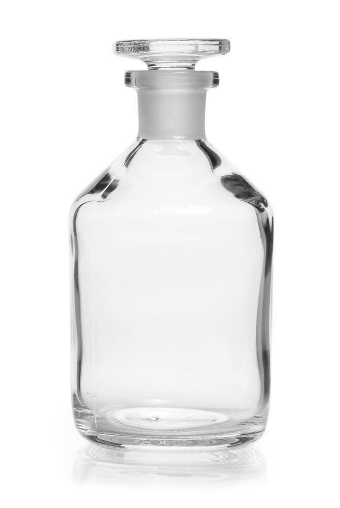 Narrow mouth bottle with ground glass joint Clear glass, 100 ml, 10 Piece(s)