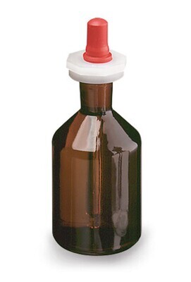 Flacone contagocce con pipetta Vetro marrone, 50 ml, 10 Pezzo(i)