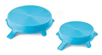 Silicone covers DURAN® Set XL/XXL, cyan, 1 Set