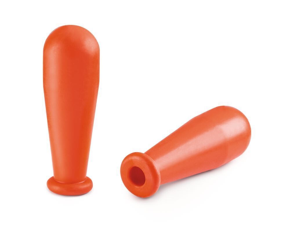 Ersatz-Pipettensauger, 2 ml, für Glas-Tropfflaschen, rot, Loch-Ø5mm, 10 Stück