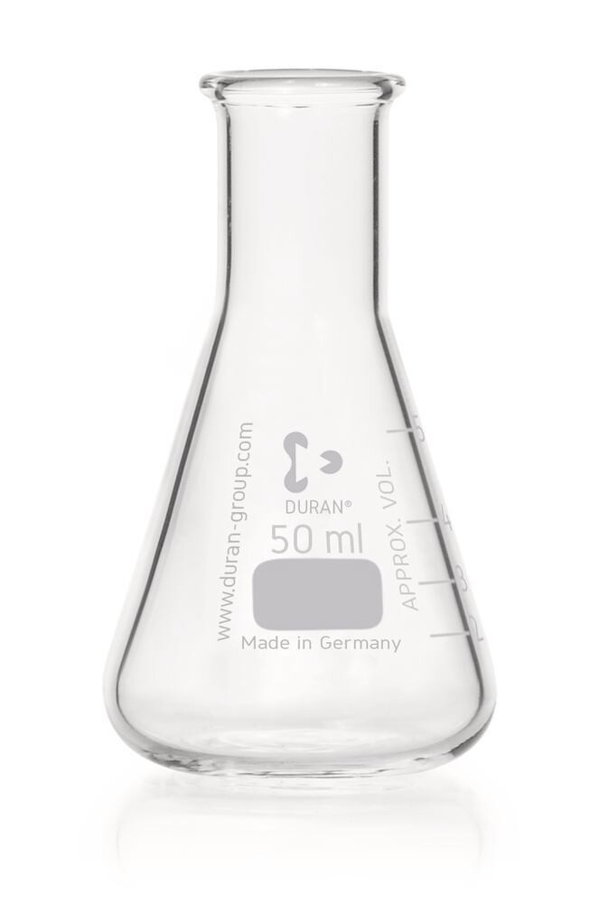 Erlenmeyer flasks DURAN® Super Duty Narrow neck, 25 ml, 10 Piece(s)