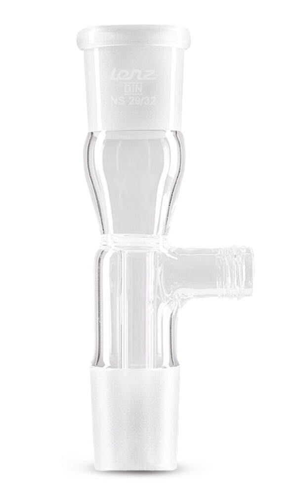 Vacuum receiver with threaded connection straight, 24/29, 24/29, 1 Piece