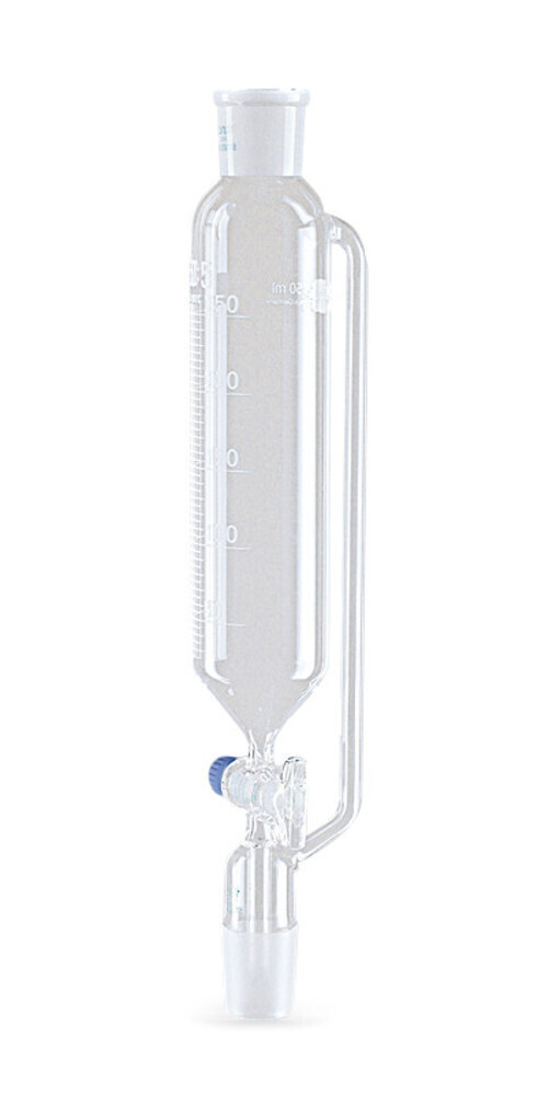 Dropping funnels with pressure compensation with solid glass plugs, 500 ml, 29/32, 1 Piece
