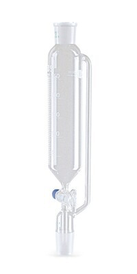 Dropping funnels with pressure compensation with solid glass plugs, 500 ml, 29/32, 1 Piece