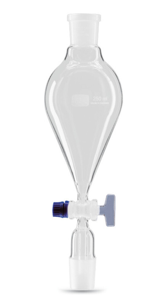 Dropping funnels with solid glass plugs, 500 ml, 29/32, 1 Piece