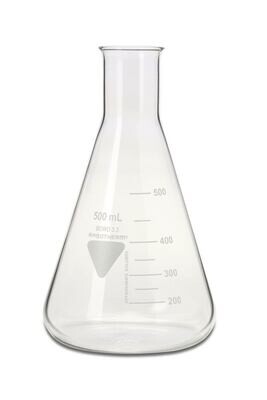Matraces Erlenmeyer RASOTHERM® Cuello estrecho, 500 ml, 10 Pieza(s)
