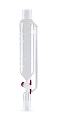 Dropping funnels with pressure compensation with PTFE plugs, 50 ml, 14/23, 1 Piece