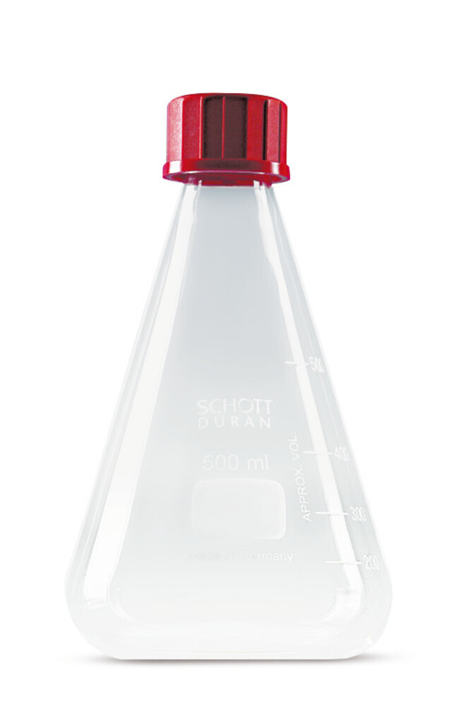 Fioles Erlenmeyer avec bouchon à vis, 250 ml, 1 pièce