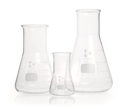 Beute Erlenmeyer DURAN® Collo largo, 200 ml, 10 Pezzo(i)