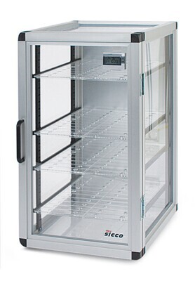 Auto-Star-Exsikkator, 45 l, PMMA, Rahmen aus Aluminium, inkl. 4 Zwischenböden, Trockeneinheit und Thermohygrometer, 1 Stück