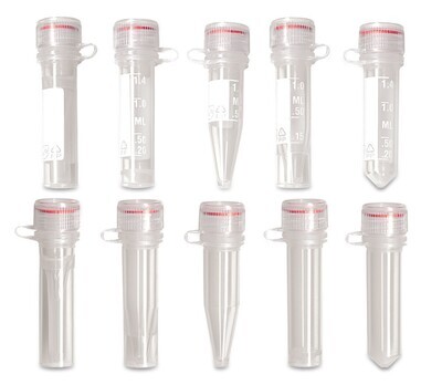 Screw vials free-standing sterile, graduated, 2 ml, 500 Piece(s)