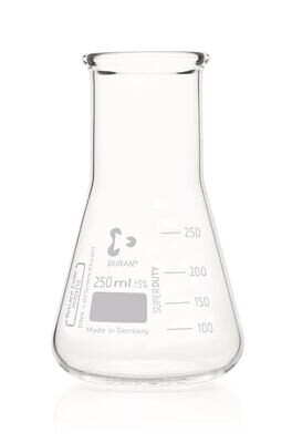 Fioles Erlenmeyer DURAN® Super Duty Col large, 100 ml, 10 Pièce(s)