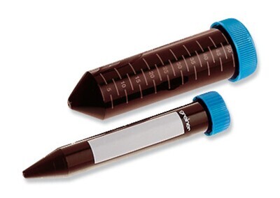 Centrifuge tubes CELLSTAR® Light Protection Tubes, brown, without rim, 50 ml, rack, 25 Piece(s)