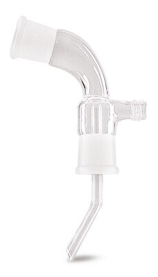 Receiver for Bredt distilling distributors, Bent by 105°, 1 Piece