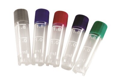 Cryoröhrchen True North®, 2 ml, Deckel farbig sortiert, 500 Stück