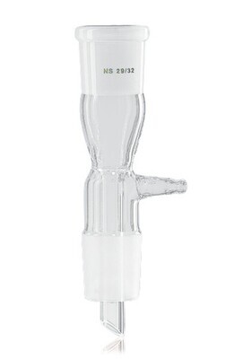Vacuum receiver straight, 24/29, 24/29, 1 Piece