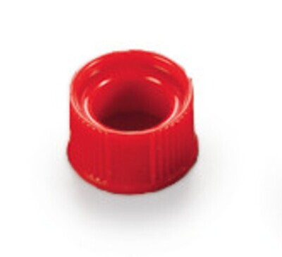 Deckel für SnapTwist(TM)-Reaktionsgefäße, HDPE, rot, 1000 Stück