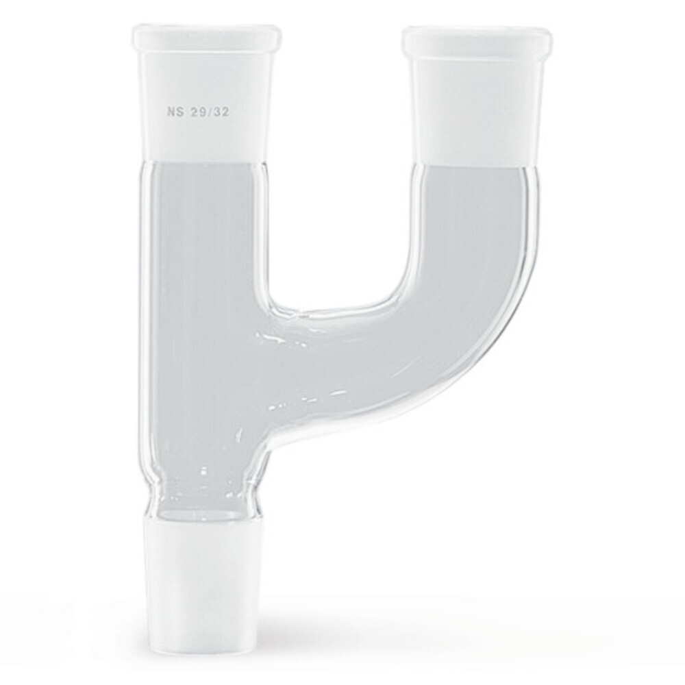 Double-neck attachment, 24/29, 19/26, 1 Piece