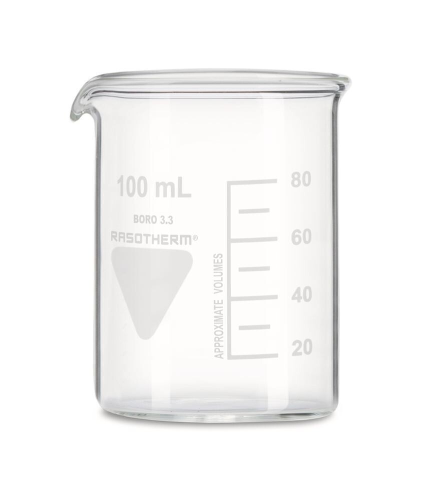Beaker RASOTHERM® Short, 100 ml, 10 Piece(s)