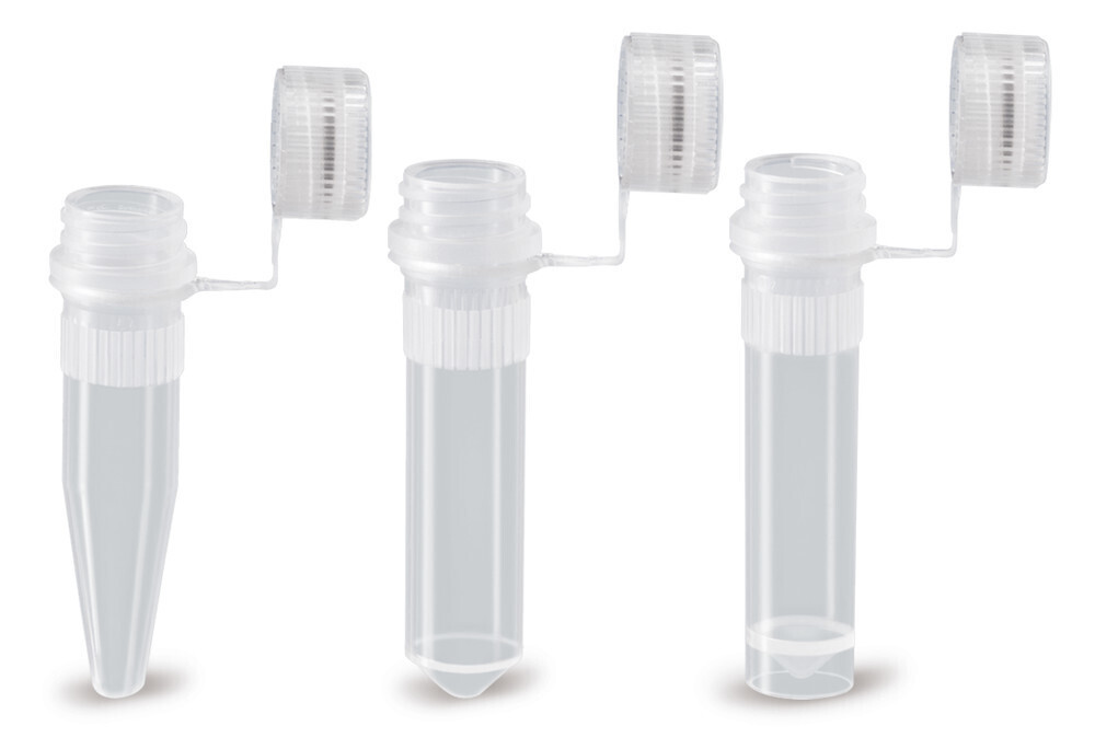 Screw vials conical, 2 ml, 500 Piece(s)