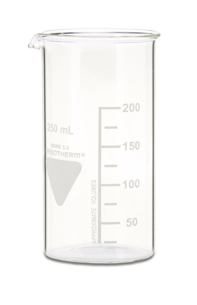 Bécher RASOTHERM® Tall, 250 ml, 10 Pièce(s)